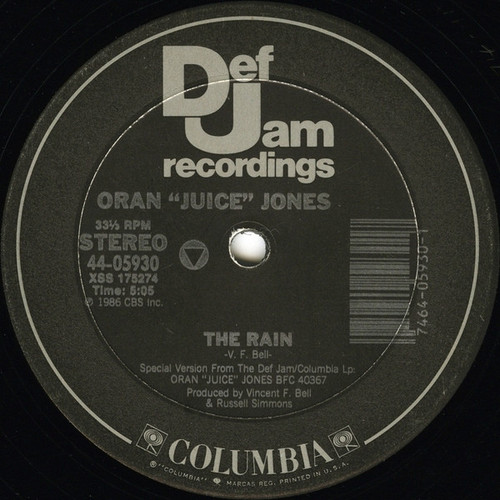 Oran "Juice" Jones* - The Rain (12", Pit)