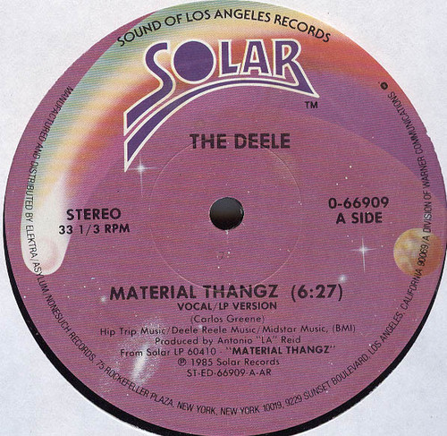 The Deele - Material Thangz (12")