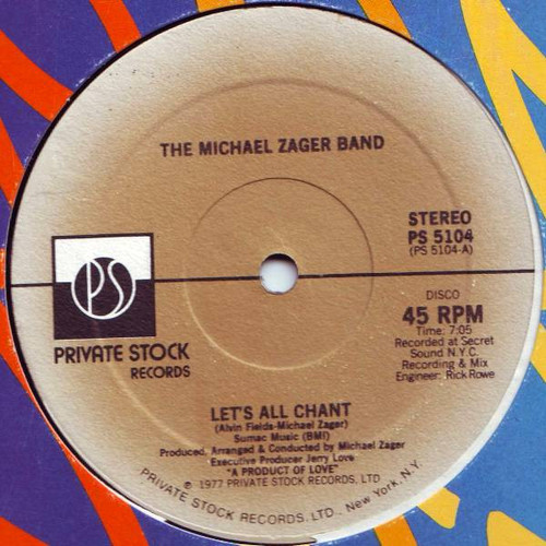 The Michael Zager Band - Let's All Chant / Love Express (12")