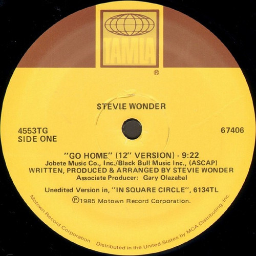 Stevie Wonder - Go Home (12", Single)
