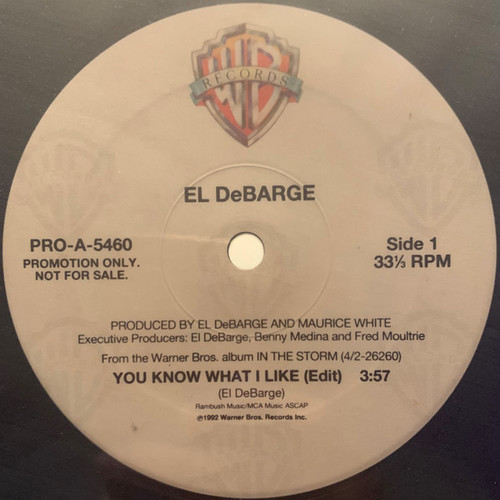 El DeBarge - You Know What I Like (12", Promo)