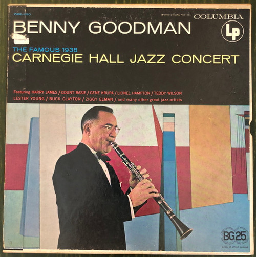 Benny Goodman - The Famous 1938 Carnegie Hall Jazz Concert (2xLP, Mono, RE + Box)