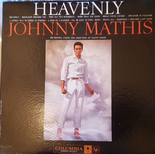 Johnny Mathis - Heavenly (LP, Album, Mono, RP, Pit)