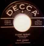 Bing Crosby - Silent Night (Christmas Hymn) (7", RE, Glo)