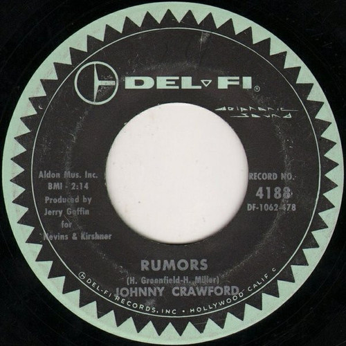 Johnny Crawford - Rumors / No One Really Loves A Clown (7", Single)