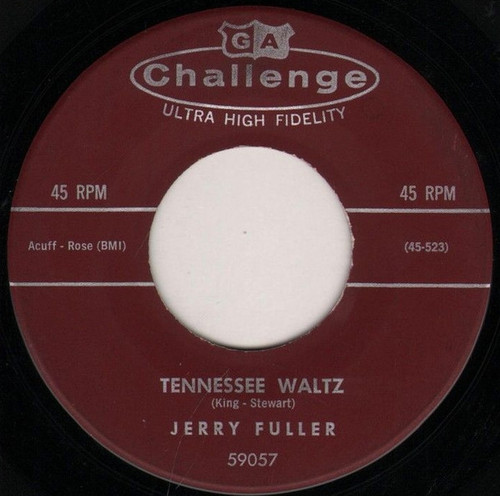 Jerry Fuller - Tennessee Waltz  (7", Single)