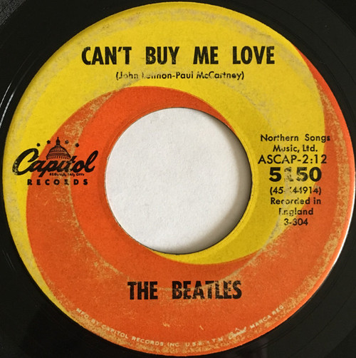 The Beatles - Can't Buy Me Love (7", Single, Ind)
