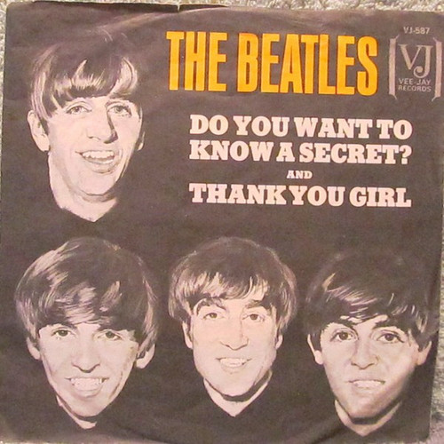 The Beatles - Do You Want To Know A Secret / Thank You Girl (7", Single, Mono)