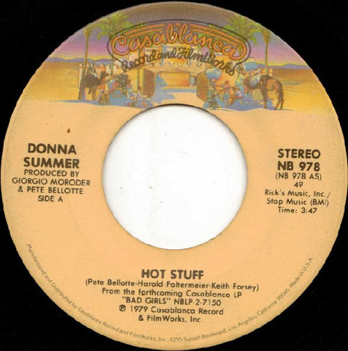 Donna Summer - Hot Stuff (7", Single, Spe)