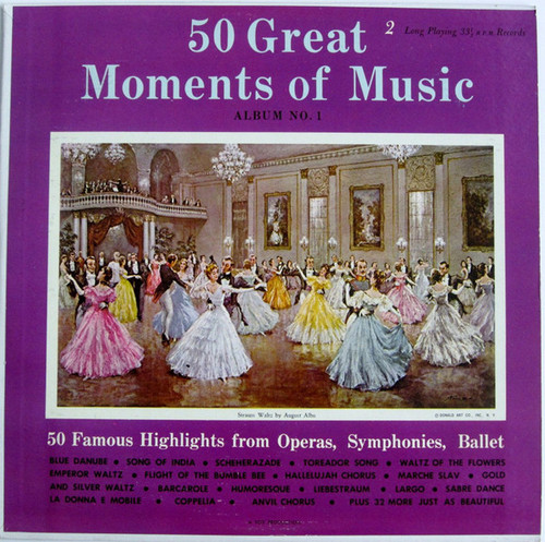 Unknown Artist - 50 Great Moments Of Music (Album No. 1) (2xLP, Comp, Mono)