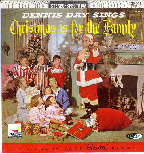 Dennis Day - Dennis Day Sings "Christmas Is For The Family" (LP, Album, Gol)