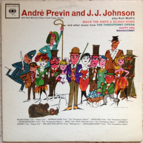 André Previn and J.J. Johnson - Play Kurt Weill's Mack The Knife & Bilbao-Song (LP, Mono)