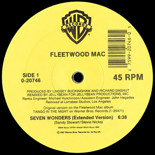 Fleetwood Mac - Seven Wonders (12", Maxi)