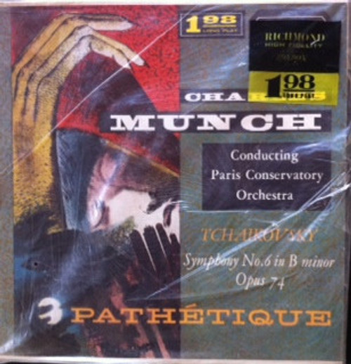 Charles Munch Conducting Paris Conservatory Orchestra*, Tchaikovsky* - Symphony No. 6 In B Minor, Opus 74 (LP)