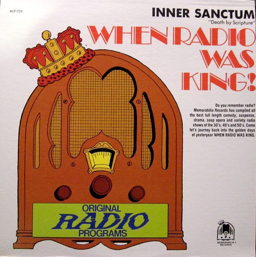 Inner Sanctum (5) - When Radio Was King! (Death By Scripture) (LP, Album)