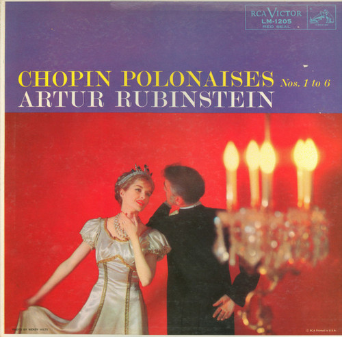 Chopin*, Artur Rubinstein* - Chopin Polonaises Nos. 1 To 6 (LP, Album, Mono, RE)