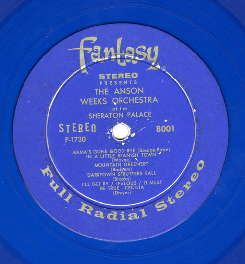 Anson Weeks And His Orchestra - Dancin' With Anson (LP, Blu)