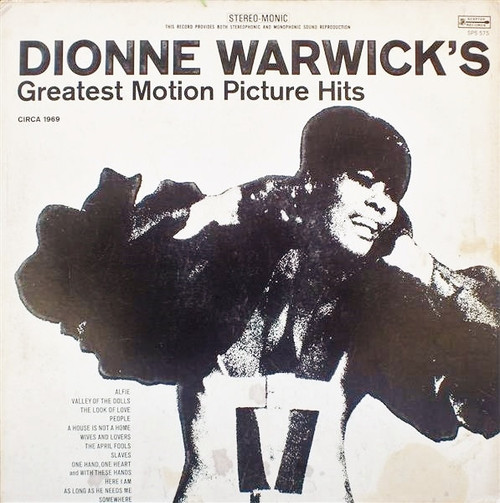 Dionne Warwick - Dionne Warwick's Greatest Motion Picture Hits (LP, Comp, Gat)