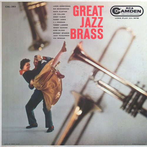 Various - Great Jazz Brass (LP, Comp, Mono)