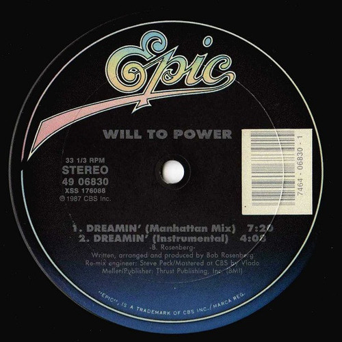 Will To Power - Dreamin' (12")