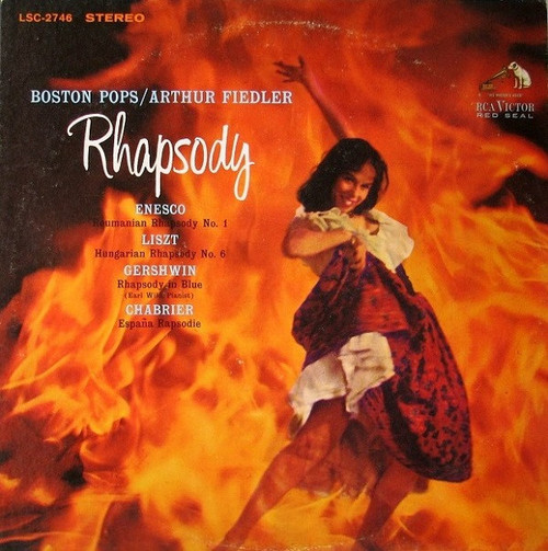 The Boston Pops Orchestra / Arthur Fiedler - Rhapsody - RCA Victor Red Seal, RCA Victor Red Seal - LSC-2746, LSC 2746 - LP, Album, RP 2194249892