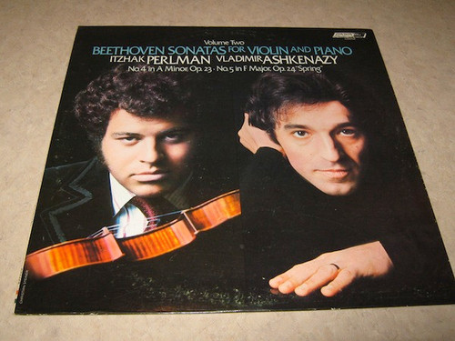 Ludwig Van Beethoven - Itzhak Perlman, Vladimir Ashkenazy - Volume Two  Sonatas For Violin And Piano No. 4 In A Minor, Op. 23 / No. 5 In F Major, Op. 24 "Spring" - London Records - CS 6958 - LP, Album, Comp 2194352453