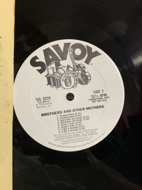 Stan Getz, Al Cohn, Serge Chaloff, Brew Moore, Allen Eager - Brothers And Other Mothers - Savoy Records - SJL 2210 - 2xLP, Comp, Promo 2173948235