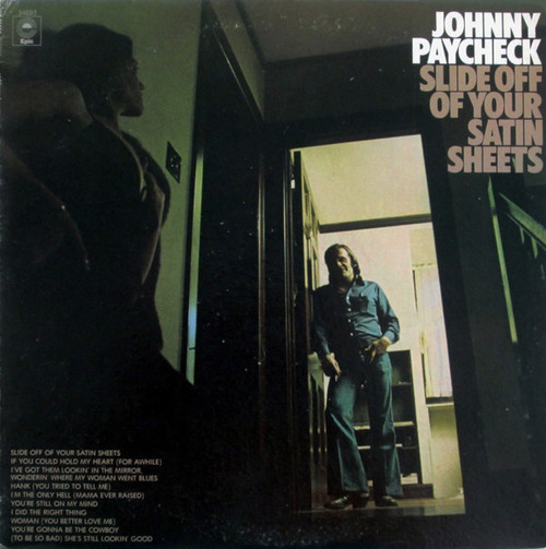 Johnny Paycheck - Slide Off Of Your Satin Sheets (LP, Ter)