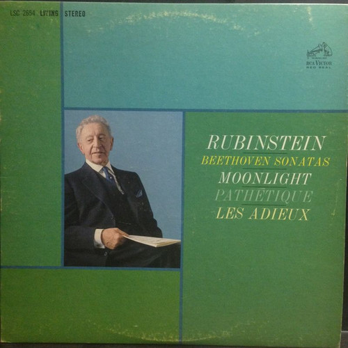 Ludwig Van Beethoven, Arthur Rubinstein - Beethoven Sonatas, Moonlight, Pathetique, Les Adieux - RCA Victor Red Seal - LSC-2654 - LP 2188772483