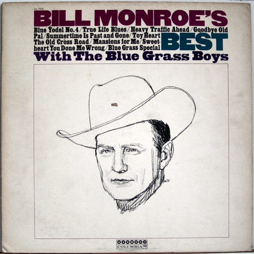 Bill Monroe With The Blue Grass Boys* - Bill Monroe's Best. With The Blue Grass Boys (LP, Comp, Mono, Promo)