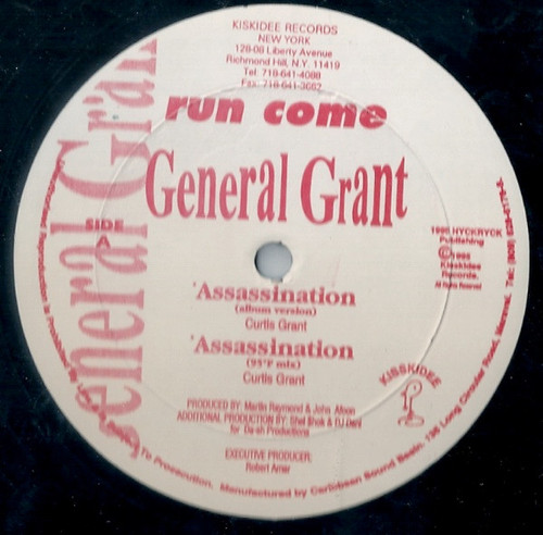 General Grant - Assassination - Kisskidee Records - none - 12" 2177968898