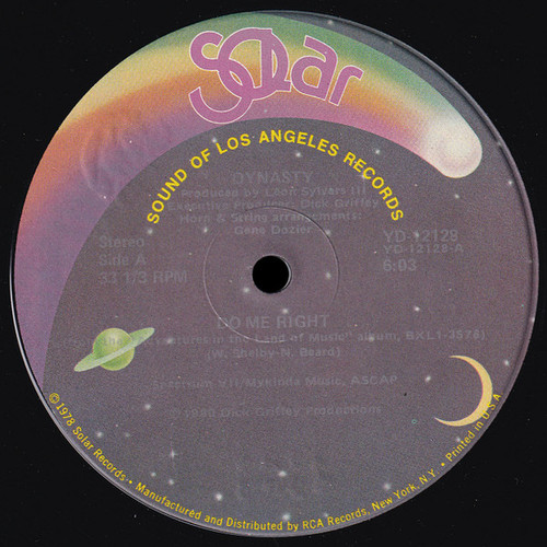 Dynasty - Do Me Right / Adventures In The Land Of Music (12", Single, Sil)