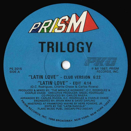 Trilogy - Latin Love - Prism - PS 2015 - 12" 2192232617