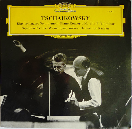 Tschaikowsky* - Svjatoslav Richter* · Herbert von Karajan · Wiener Symphoniker - Klavierkonzert Nr.1 B-moll · Piano Concerto No. 1 In B Flat Minor (LP, RE)