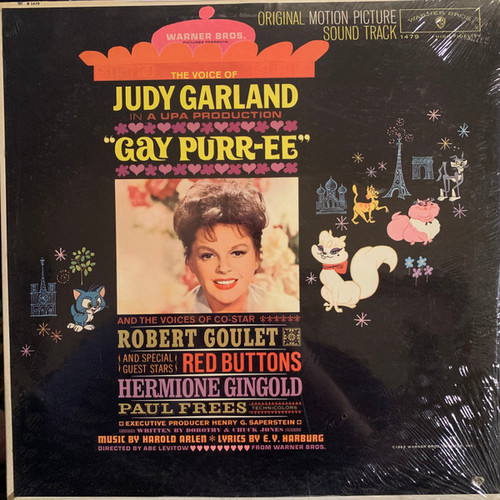 Judy Garland - The Voice Of Judy Garland In A UPA Production Gay Purr-ee (LP, Mono)