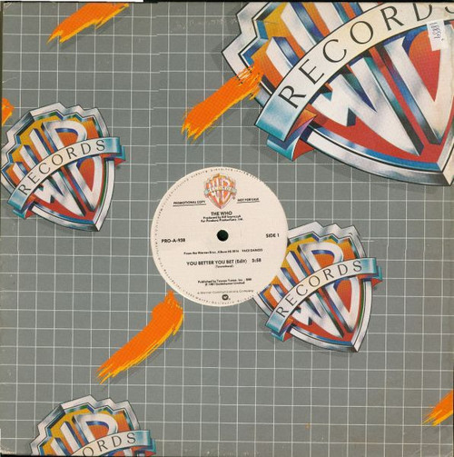 The Who - You Better You Bet (12", Promo)