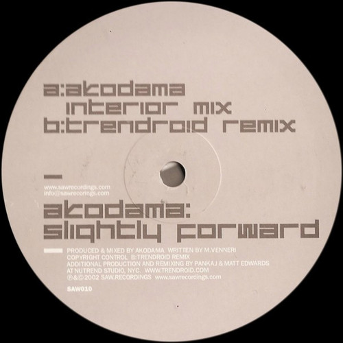 Akodama - Slightly Forward (12")