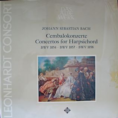 Gustav Leonhardt, Leonhardt-Consort - Johann Sebastian Bach - Cembalokonzerte / Concertos For Harpsichord (LP)