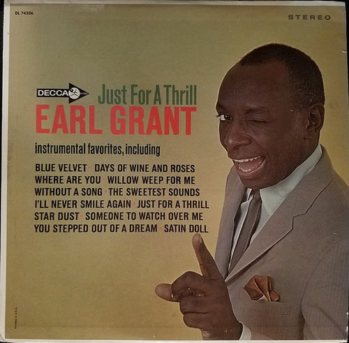 Earl Grant - Just For A Thrill (LP, Album)