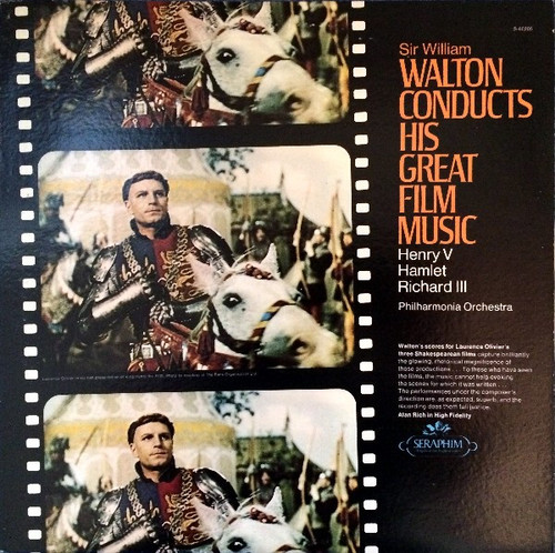 Sir William Walton, Philharmonia Orchestra - Sir William Walton Conducts His Great Film Music (Henry V / Hamlet / Richard III) - Seraphim - S-60205 - LP, RE 2237478235