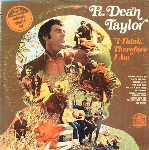R. Dean Taylor - I Think, Therefore I Am - Rare Earth, Rare Earth, Rare Earth - RS522, RS 522, R 522 - LP, Album 2242663123