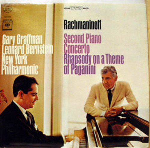 Sergei Vasilyevich Rachmaninoff - Gary Graffman, Leonard Bernstein, The New York Philharmonic Orchestra - Second Piano Concerto / Rhapsody On A Theme Of Paganini - Columbia Masterworks - ML 6034 - LP, Album, Mono 2237434972