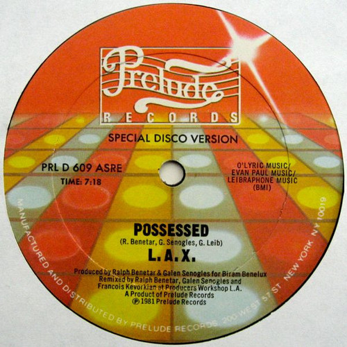 L.A.X. - Possessed - Prelude Records - PRL D 609 - 12" 2237083738