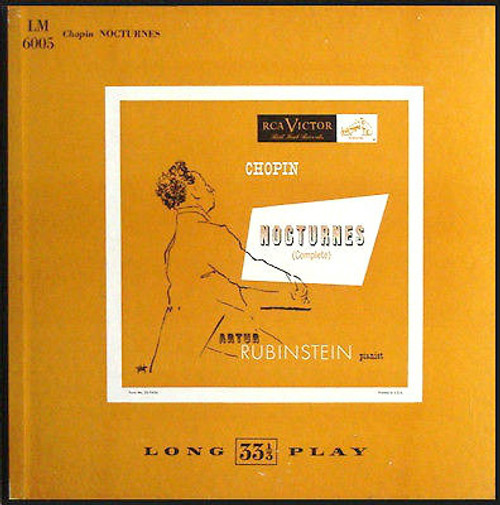 Frédéric Chopin, Arthur Rubinstein - Nocturnes (Complete) - RCA Victor Red Seal - LM 6005 - 2xLP, Album, Mono, RP, Sha + Box, Mono 2227641715