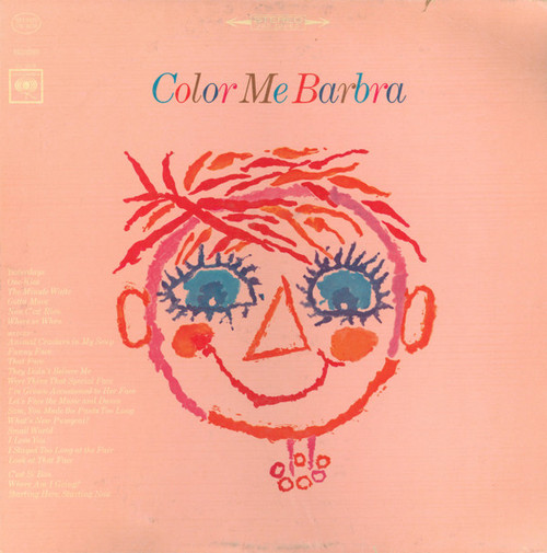 Barbra Streisand - Color Me Barbra - Columbia - CS 9278 - LP, Album 2221809700