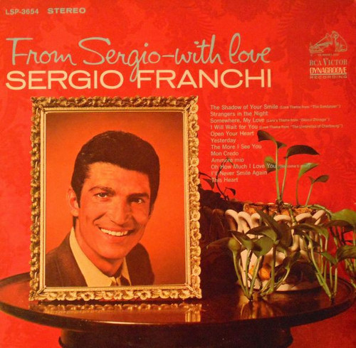 Sergio Franchi - From Sergio - With Love - RCA Victor - LSP-3654 - LP, Album 2223774244