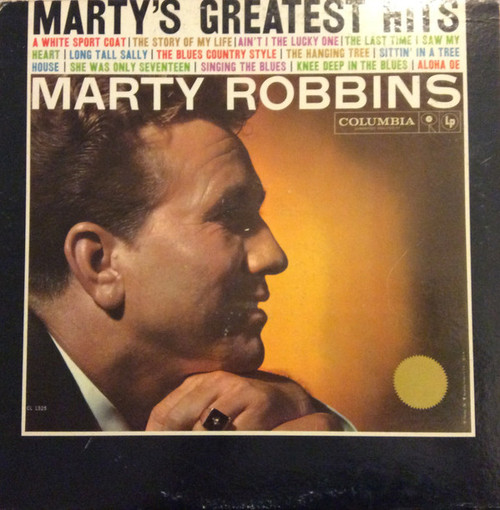 Marty Robbins - Marty's Greatest Hits (LP, Comp, Mono, RP, Hol)