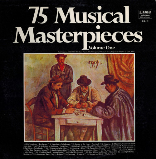 Various - 75 Musical Masterpieces Vol. 1 - Not On Label - CG-101, CG-102, CG-103 - 3xLP, Comp 2368744621
