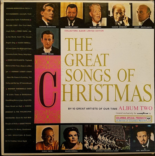 Various - The Great Songs Of Christmas Album Two - Columbia Special Products - none - LP, Album, Comp, Ltd 2305999012