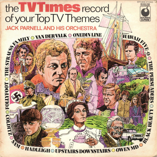 Jack Parnell & His Orchestra - The TVTimes Record Of Your Top TV Themes - Sounds Superb, Music For Pleasure - SPR 90035 - LP 2306068450